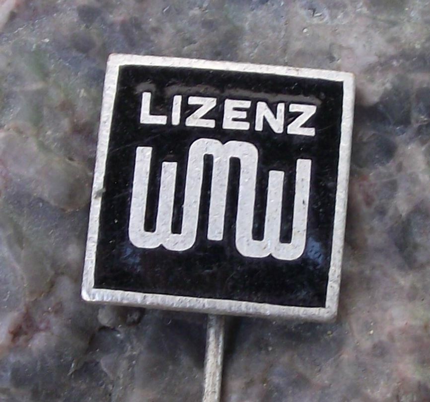 Antique East Germany DDR WMW Lizenz Union Heavy Engineering Machines Pin Badge - Badgecrazy