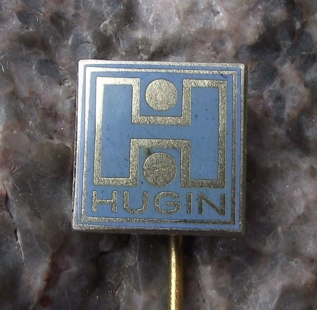 Vintage Hugin Kassen DDR East Germany GDR Cash Registers Pin Badge - Badgecrazy