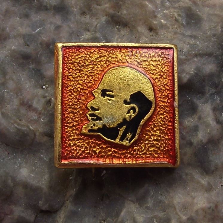 Small VI Lenin Soviet Union Russian Premier Leader Head in Profile Tie Pin Badge - Badgecrazy
