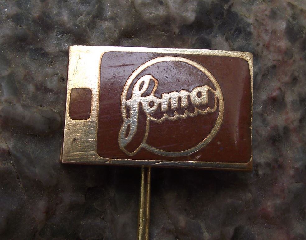Antique FOMA Classic Slide Roll Camera Film Photo Negative Enamel Pin Badge - Badgecrazy