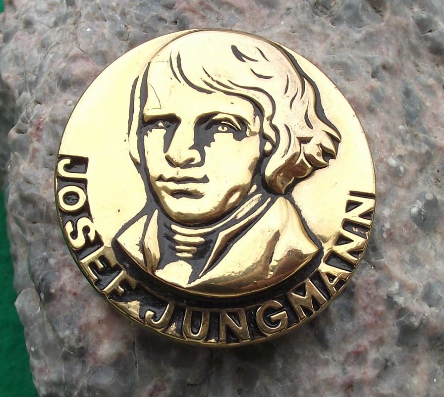 1973 Josef Jungmann Czech Poet National Hero Hudlice Commemorative Medal - Badgecrazy
