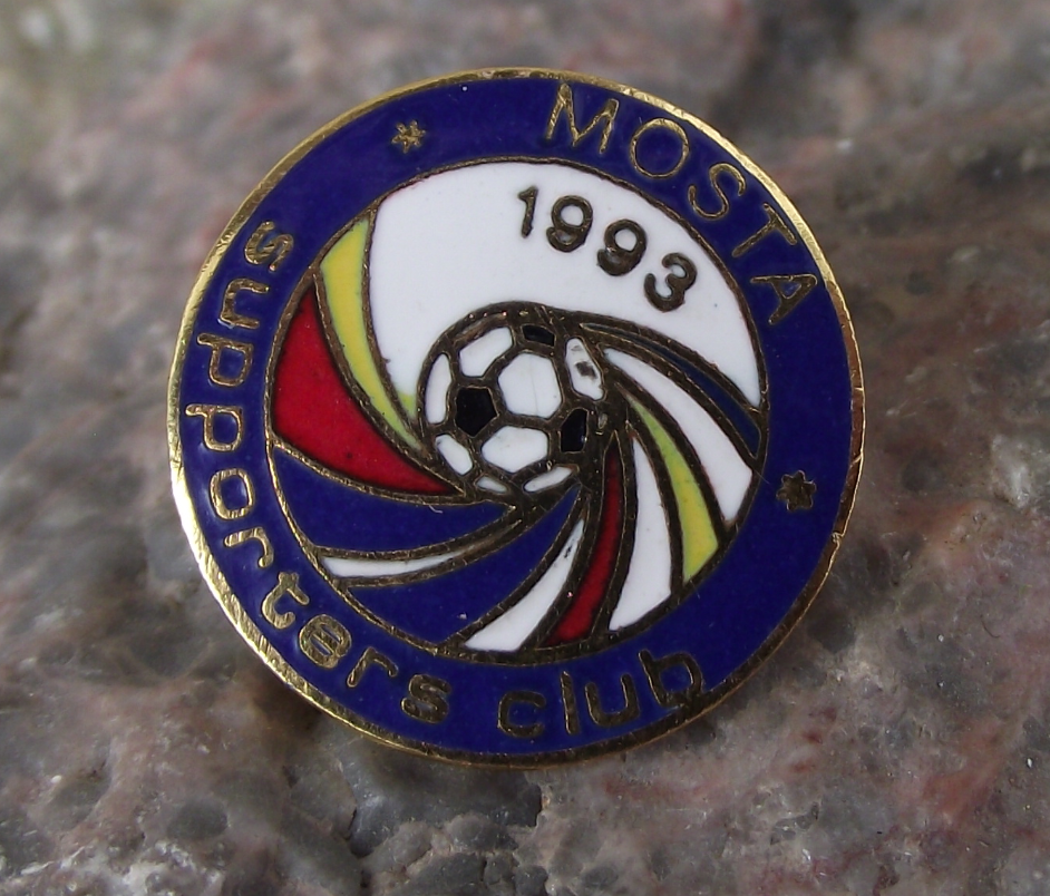 1993 Mosta F.C. Malta Supporters Club Football Soccer Team Tie Pin Badge - Badgecrazy