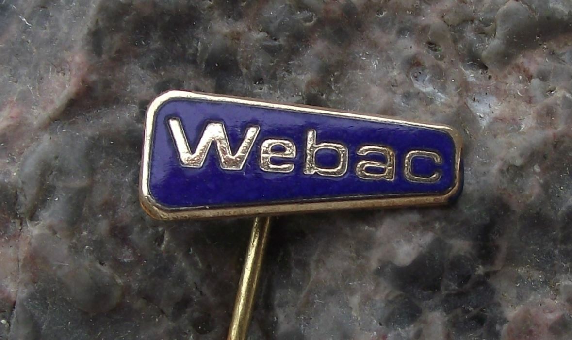 Webac German Metal Foundry Sand Mixing Coating Machines Engineering Pin Badge