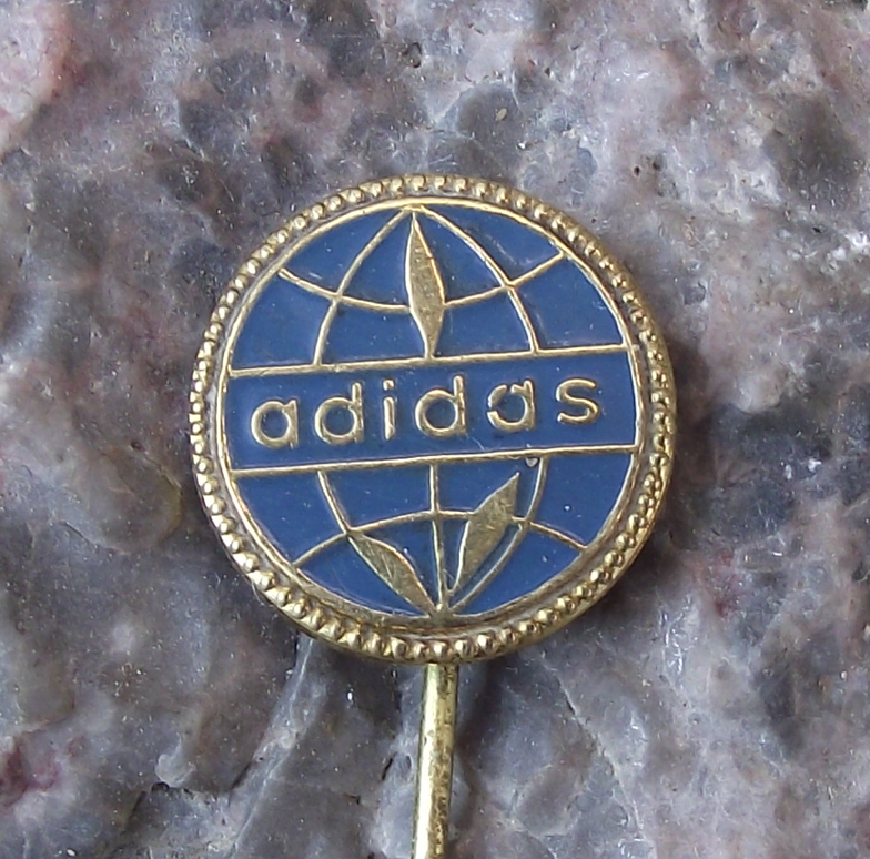 Vintage Adidas German Sportswear Sports Company Advertising Pin Badge - Badgecrazy