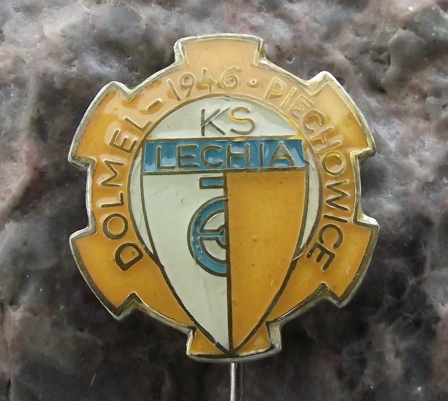 Antique Lechia Zielona Gora Poland Polish Soccer Football Club Pin Badge - Badgecrazy