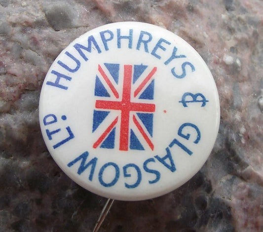 Vintage Humphreys and Glasgow Ltd Great Britain Gas Plant Engineering Pin Badge - Badgecrazy