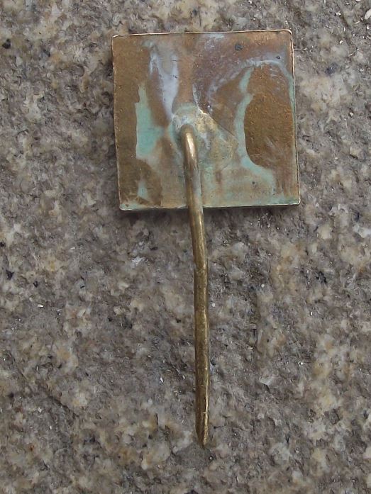 Antique Komarno Slovakia Heraldic Crest Coat of Arms Travel Souvenier Pin Badge - Badgecrazy