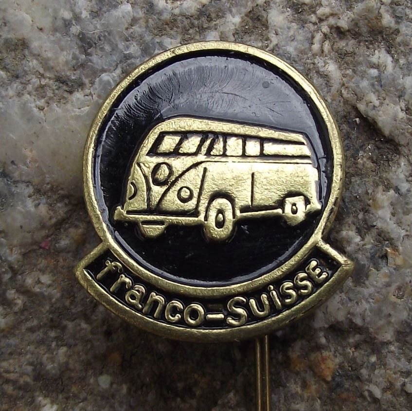Antique VW Volkswagen Westphalia Type 2 Split Windshield Camper Van Pin Badge - Badgecrazy
