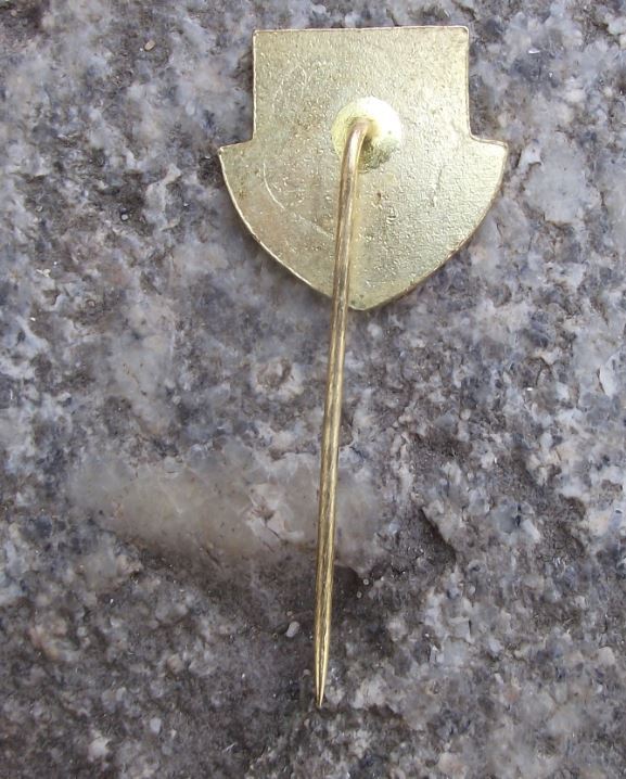 1975 Nymburk City 700th Anniversary Coat Arms Heraldic Shield Pin Badge - Badgecrazy