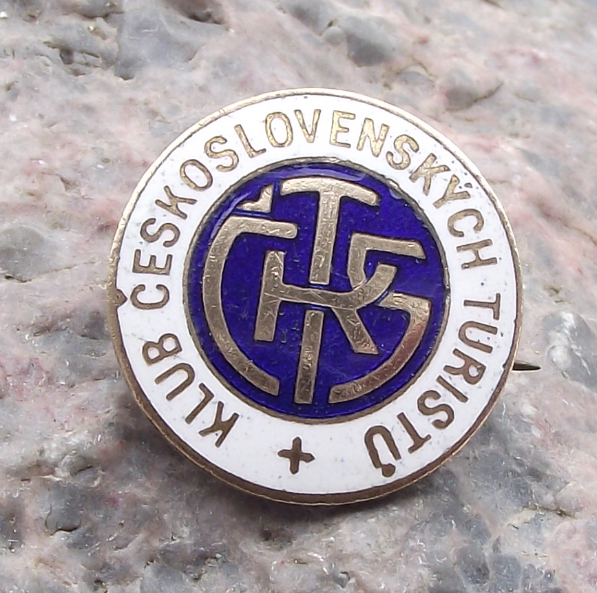 Vintage Czech Tourist Club KCT Klub Ceskych Turistu Travel Society Pin Badge - Badgecrazy