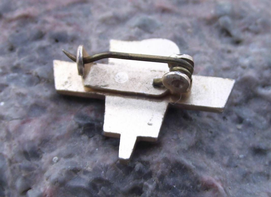 1960 STM Czechoslovakia Creativity Competition Communist Youth Pin Badge - Badgecrazy