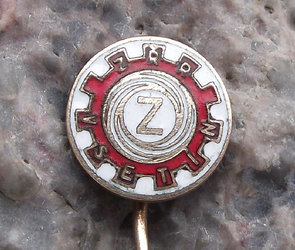 Ceska Zbrojovka Czech Guns CZ Weapons Vsetin Red October Factory ZRR Pin Badge - Badgecrazy