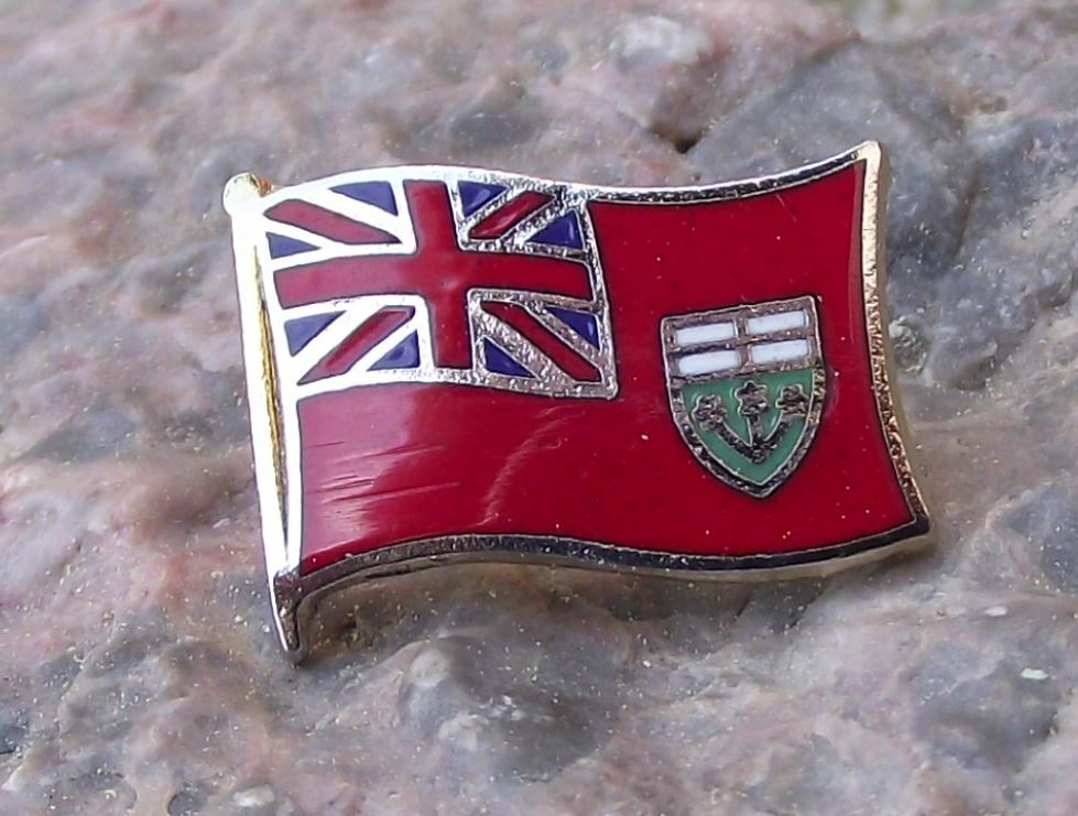 Ontario Province Canada Canadian Flag Official Tie Pin Brooch Pin Badge - Badgecrazy
