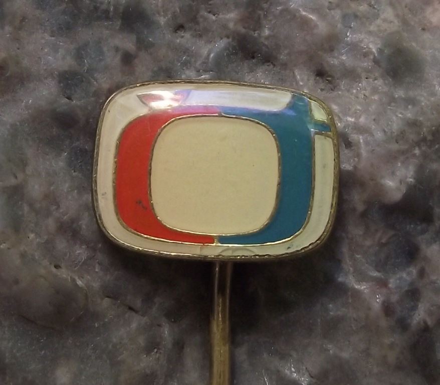 Ceska Televize CT Czech State Television TV Broadcasting Company Pin Badge - Badgecrazy