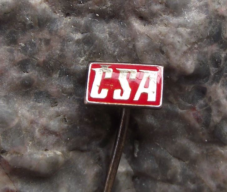 CSA Czech Airlines Czechoslovakia Official Logo Airliner Aircraft Pin Badge - Badgecrazy