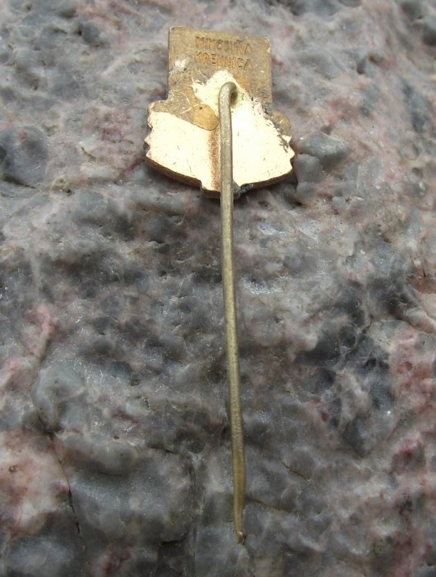 1960 Bratislava Slovakia Capital City Coat of Arms 15th Anniversary Pin Badge - Badgecrazy