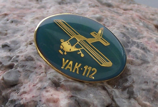 Yakovlev Yak-112 Airliner Russian Civil Utility Aircraft Jacket Pin Badge
