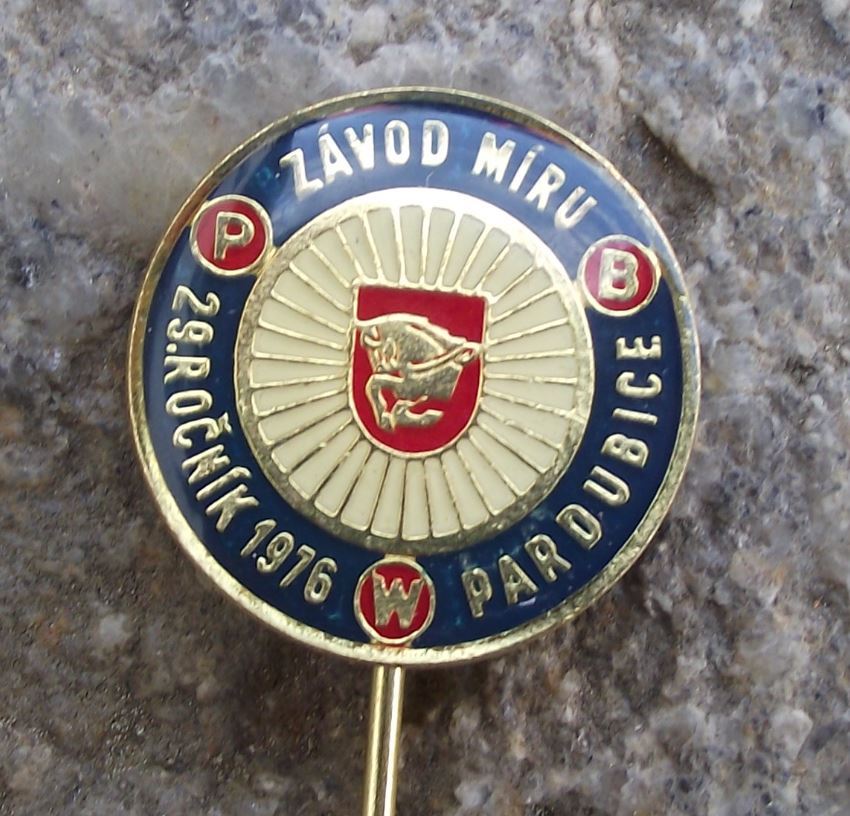 1976 WBP Prague Warsaw Berlin Peace Race Bike Bicycle Pardubice Stage Pin Badge - Badgecrazy