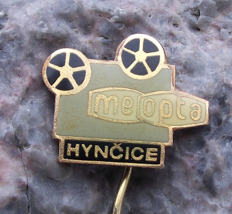 Vintage Meopta Hyncice Czechoslovakia Cinema Movie Projector Pin Badge - Badgecrazy