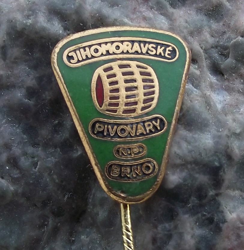 Antique Southern Moravia Brewery Brno Beer Barrel Czechoslovakia Pin Badge - Badgecrazy