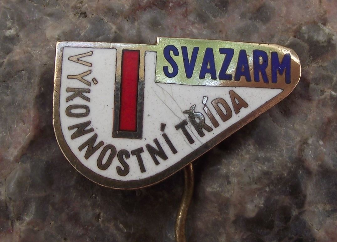 Svazarm Czech Army Military Reserves Performance Class 1 Award Pin Badge - Badgecrazy