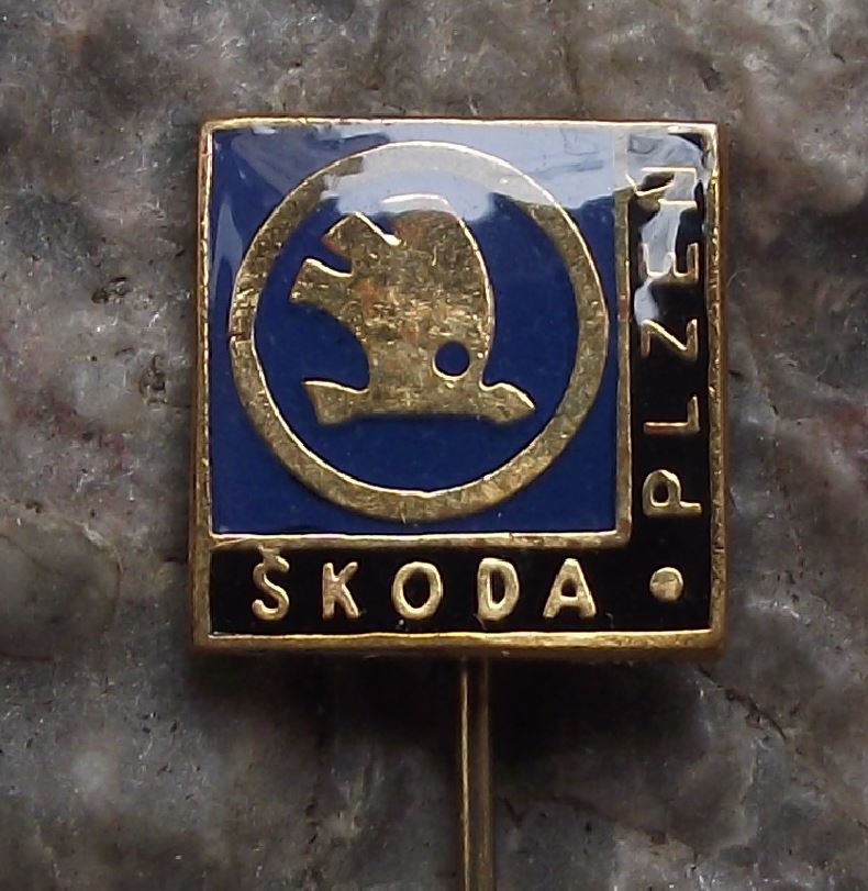 Complete Set of Skoda Cars Automobiles Plzen Czech Advertising Pin Badges - Badgecrazy
