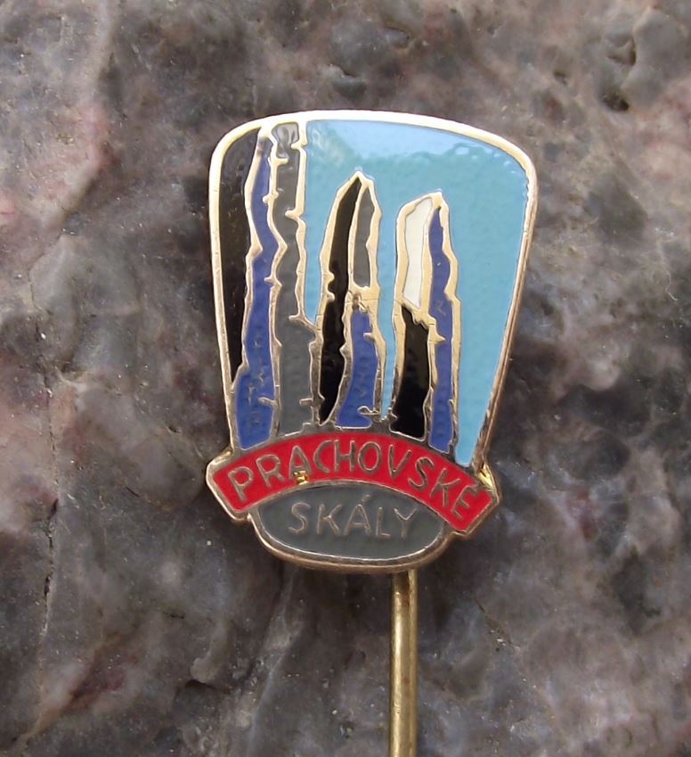 Prachovske Skaly Prachov Rocks Climbing Resort in Cesky Raj Tourist Pin Badge - Badgecrazy