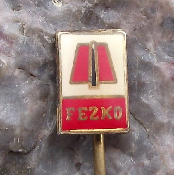 Vintage Fezko Traditional Czech Fez Maker Hat Hatter of Czechoslovakia Pin Badge - Badgecrazy