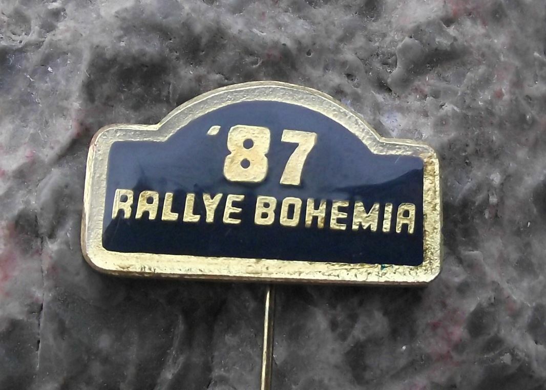 1987 Skoda Bohemia Rallye Rally Car Race Motorsport Czech Motor Racing Pin Badge - Badgecrazy