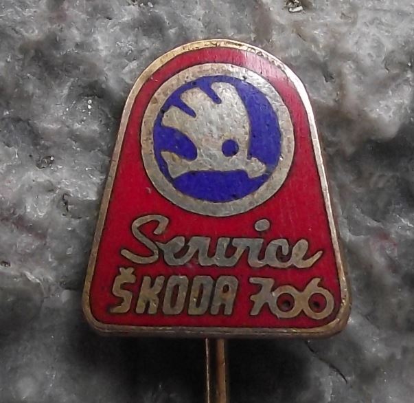 1960s Skoda 706 Classic Bus & Truck Service Chassis Czech Autos Pin Badge - Badgecrazy