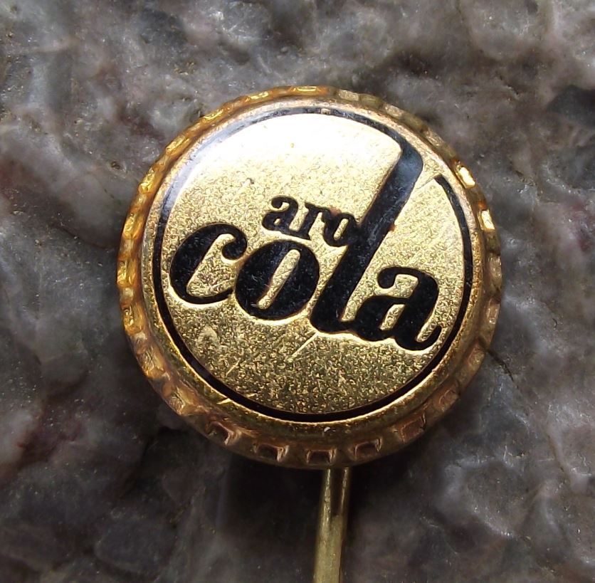 Aro Cola of Czechoslovakia Communist Coca Cola Soft Fizzy Drink Pin Badge - Badgecrazy