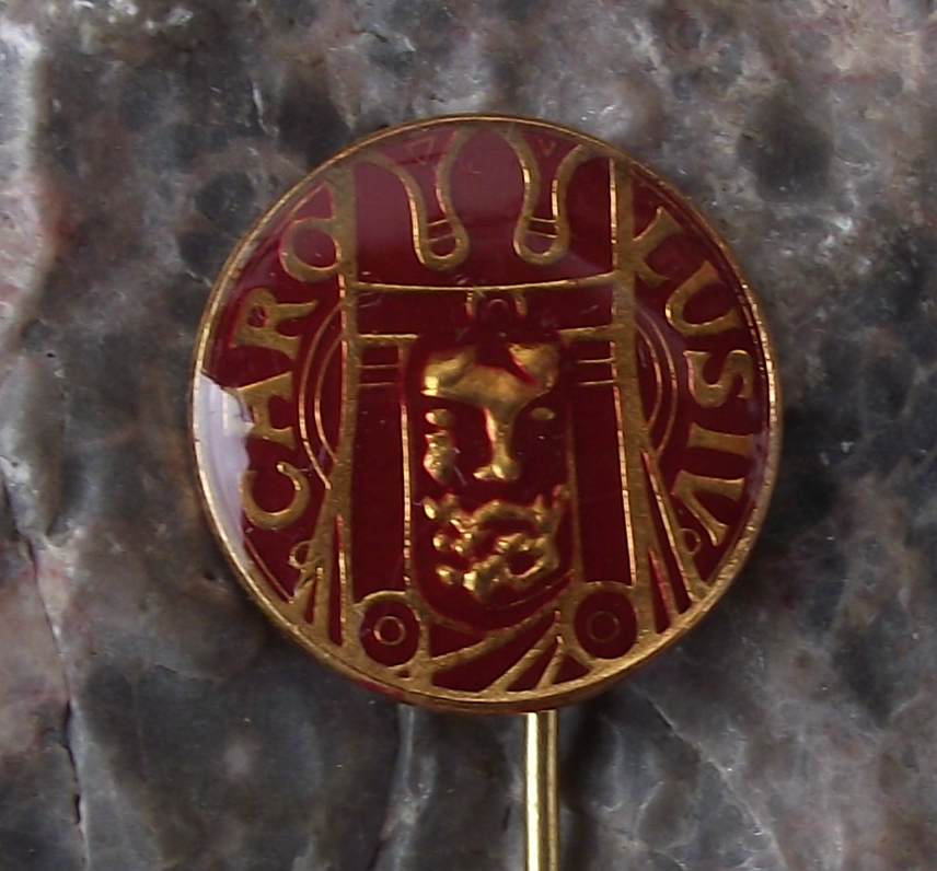 Vintage Charles IV 4th Holy Roman Emporer Carolus Czech King Karel Pin Badge - Badgecrazy