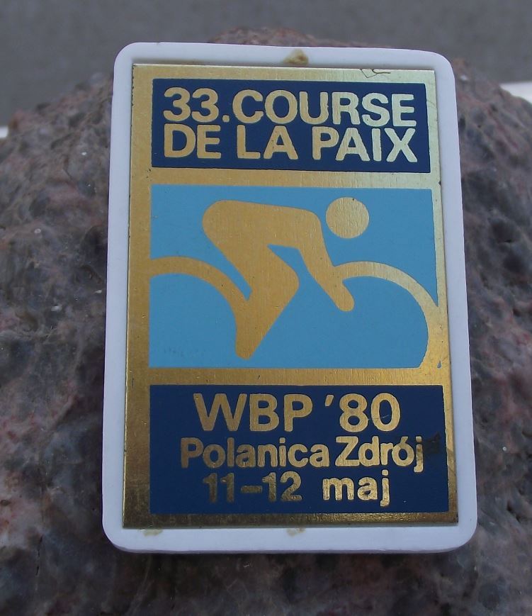 1980 WBP 33rd International Bicycle Peace Race Poland Polanica Zdroj Pin Badge - Badgecrazy