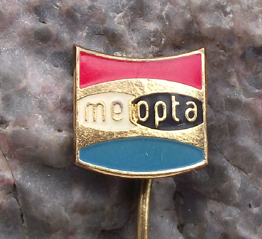 Vintage Meopta Cameras Photographic Company Film Reel Motif Logo Pin Badge - Badgecrazy