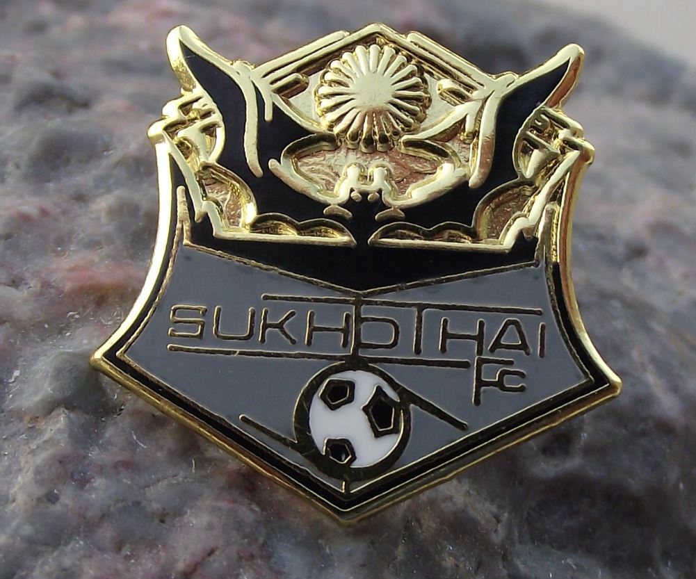 Rare Sukhothai Football Club Thailand Thai Black Bat Soccer Tie Pin Badge - Badgecrazy
