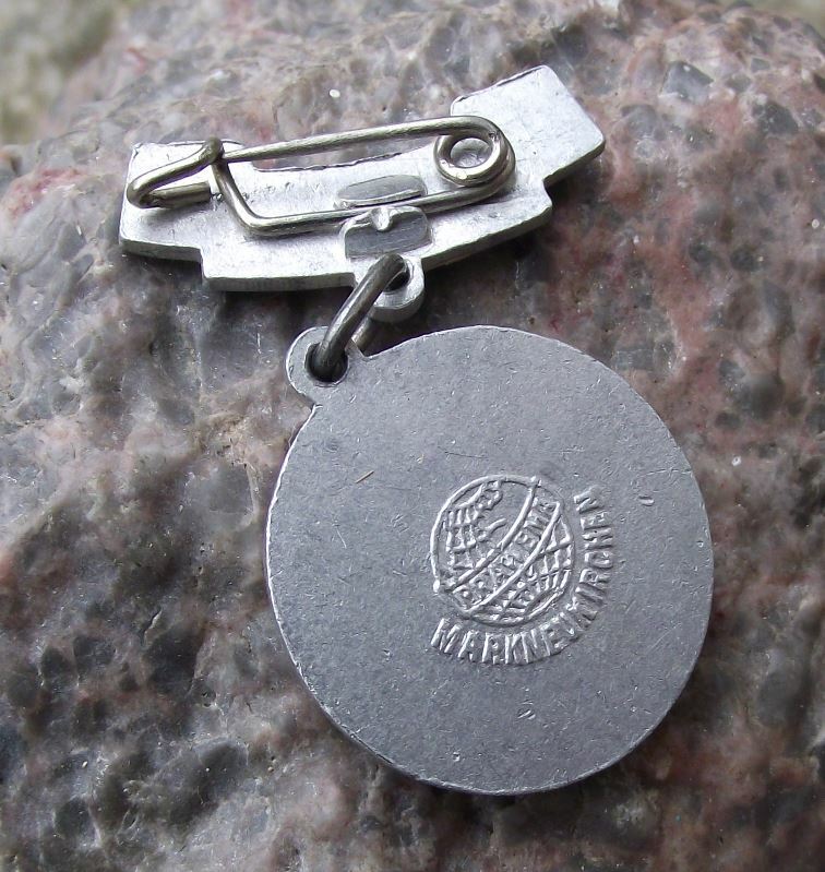 1956 FDJ Freie Deutsche Jugend East German DDR 10th Anniversary Medal Pin Badge - Badgecrazy