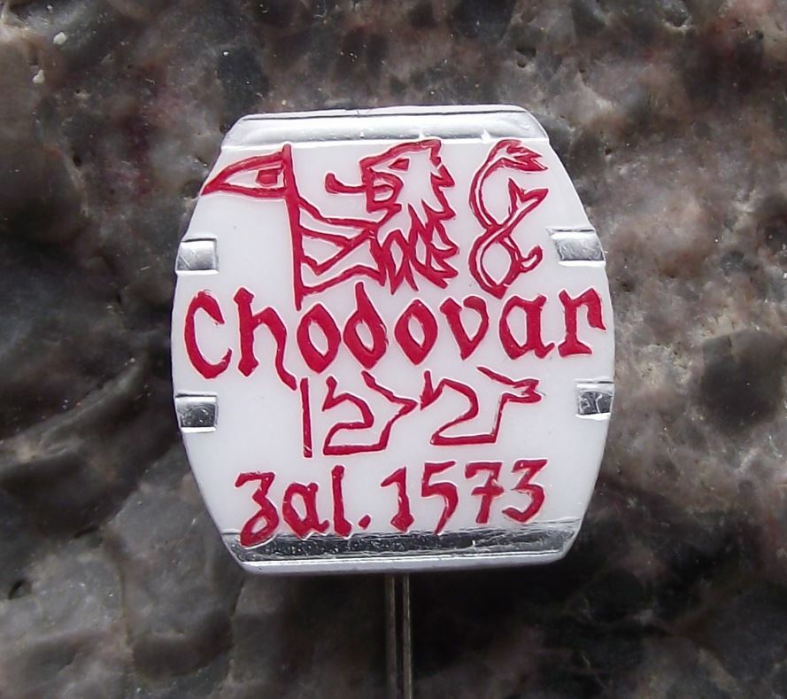 Vintage Chodovar 1575 Czechoslovakia Brewery Beer Lager Lion Motif Pin Badge - Badgecrazy