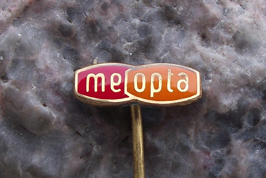 Vintage Meopta Czech Stereo TLR & Spy Camera Company Advertising Logo Pin Badge - Badgecrazy