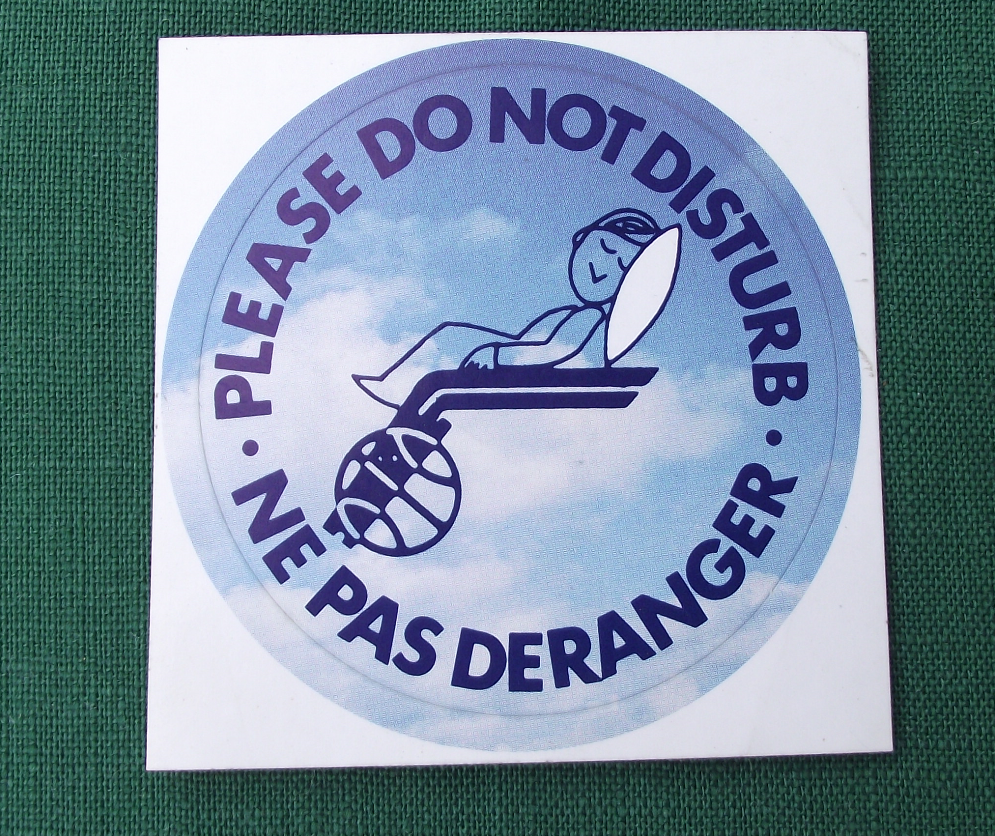Air Afrique Africa Please do not Disturb Jet Airliner Aircraft Sticker Decal - Badgecrazy