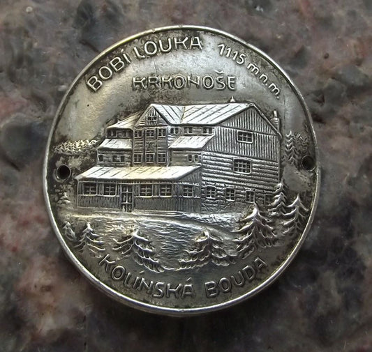 Kolinska Bouda Krkonose Mountains 1115m Walking Lodge Stick Shield Stocknagel - Badgecrazy