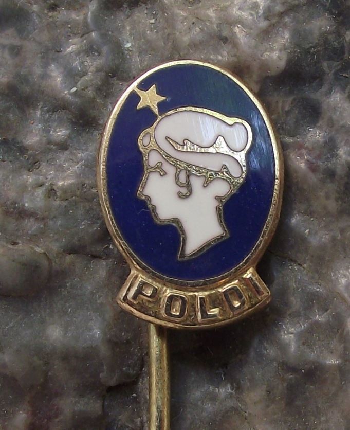 Antique Roman Greek Elegant Woman Lady Goddess Bust Cameo Poldi Pin Badge - Badgecrazy