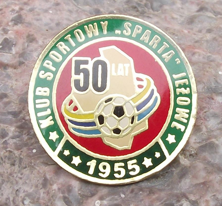 2005 KS Sparta Jezowe Football Club Poland Polish 50th Anniversary Pin Badge - Badgecrazy