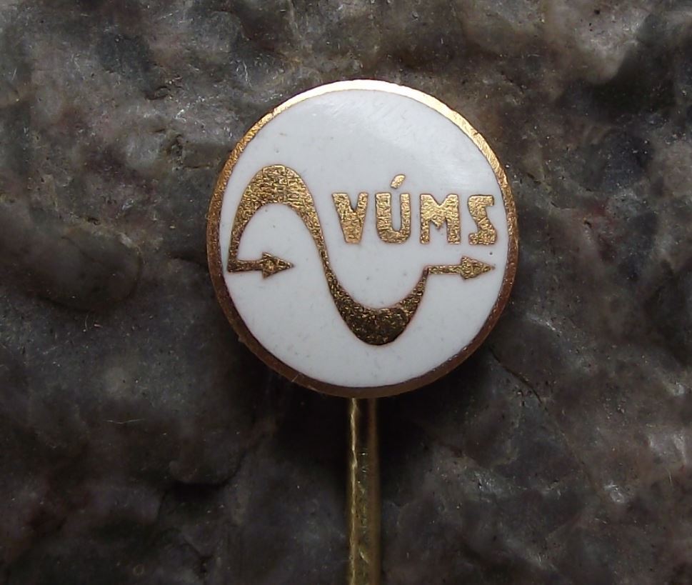1960s VUMS Mathematical Machines Research Institute Czechoslovakia Pin Badge - Badgecrazy