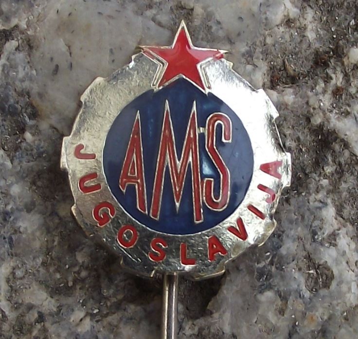 AMS Yugoslavia Automobile Association AAA Car Rescue Club Members Pin Badge - Badgecrazy