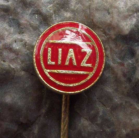 LIAZ Czechoslovak Truck & Bus Manufacturuer Advertising Company Logo Pin Badge - Badgecrazy