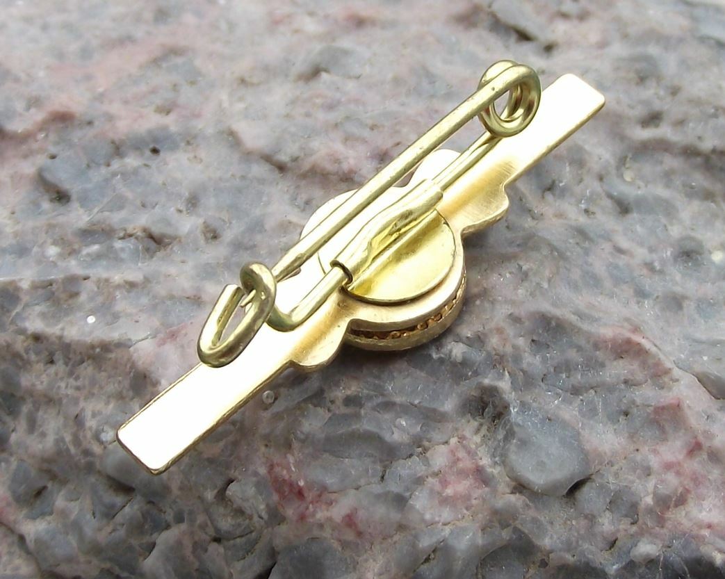 Vintage German Gun Shooting Defence Association Eagle Target Brooch Pin Badge - Badgecrazy