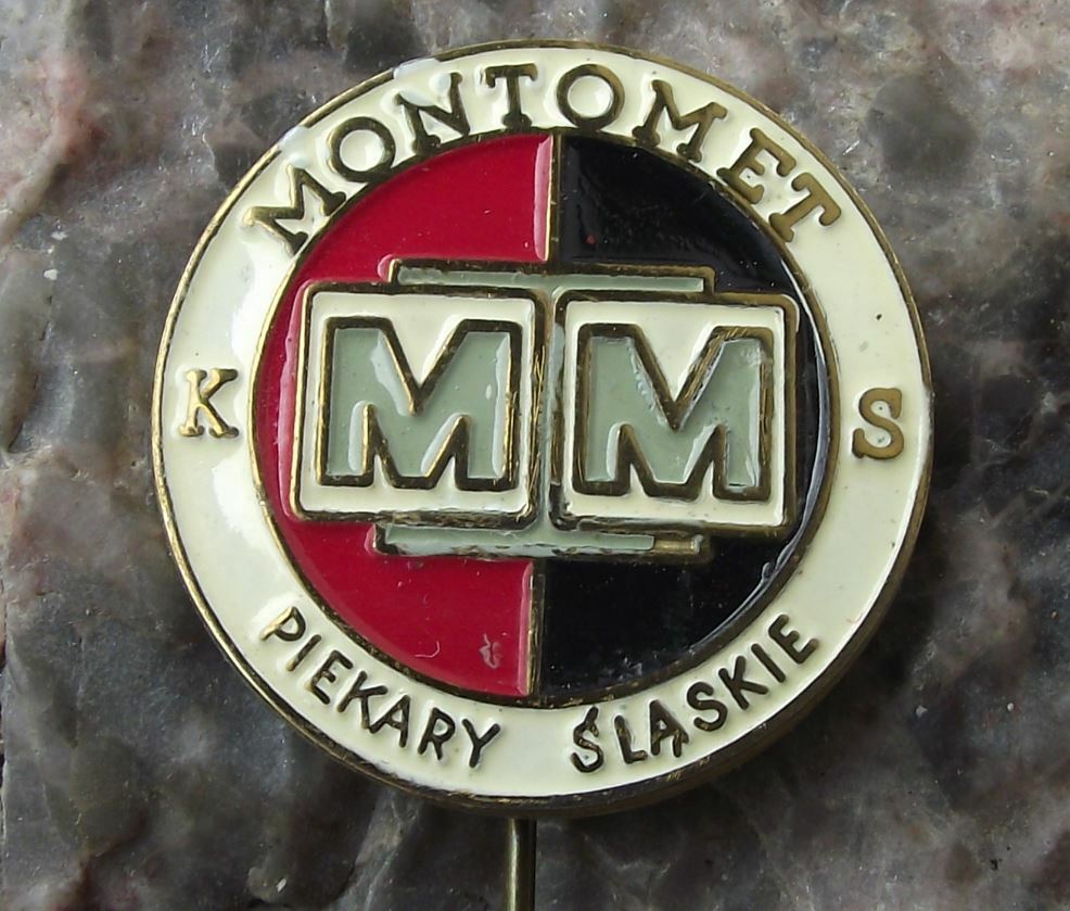 Vintage Montomet Piekary Slaskie Poland Polish Football Soccer Club Pin Badge - Badgecrazy