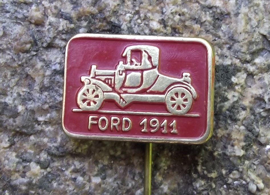 Vintage Veteran Car History of Cars Ford 1911 Vehicle Antique Pin Badge - Badgecrazy