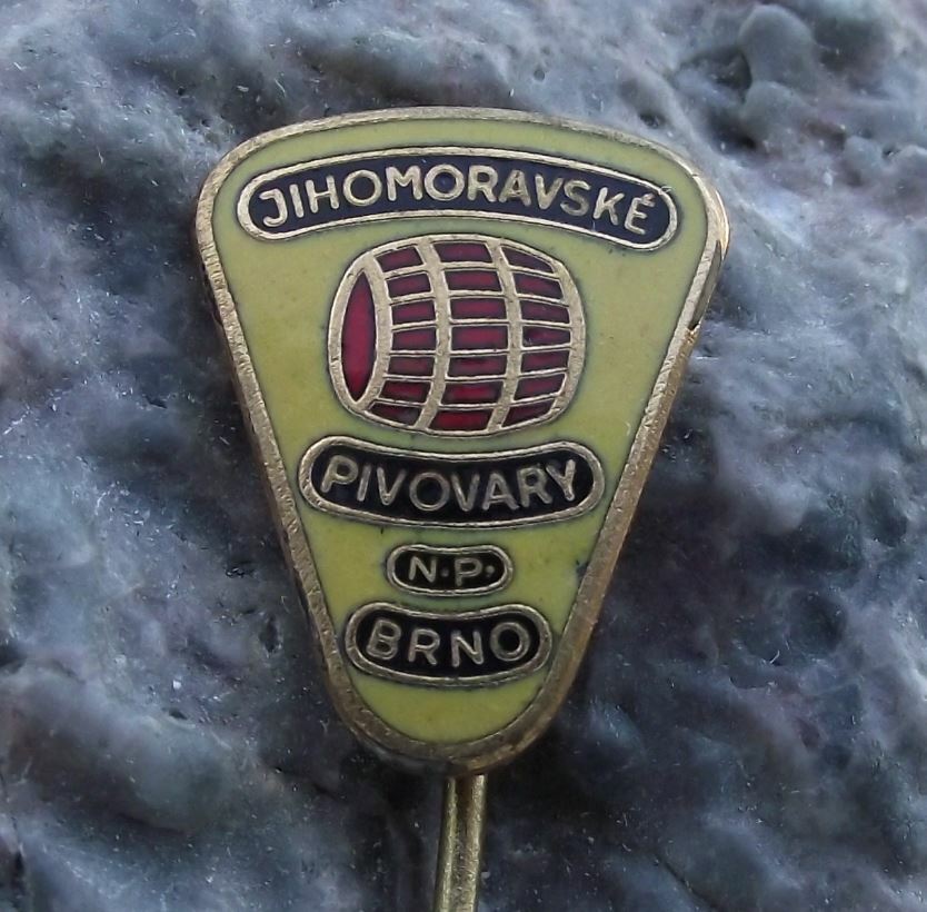 Antique Southern Moravia Brewery Brno Beer Barrel Czechoslovakia Pin Badge - Badgecrazy
