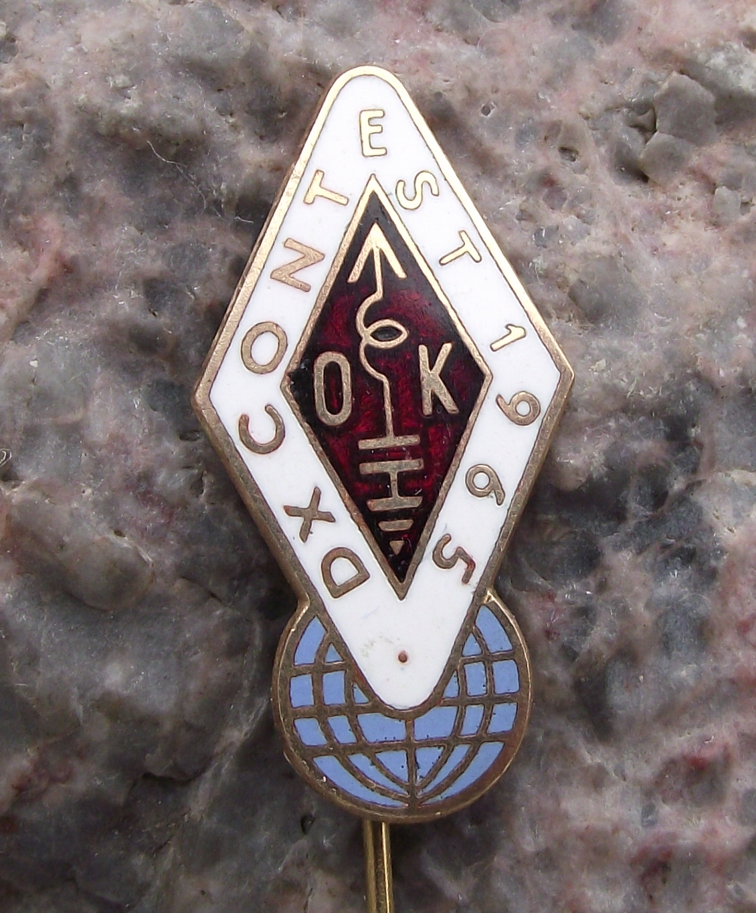 1965 DX Contest Audio Visual Club Amateur Radio Member Competition Pin Badge - Badgecrazy